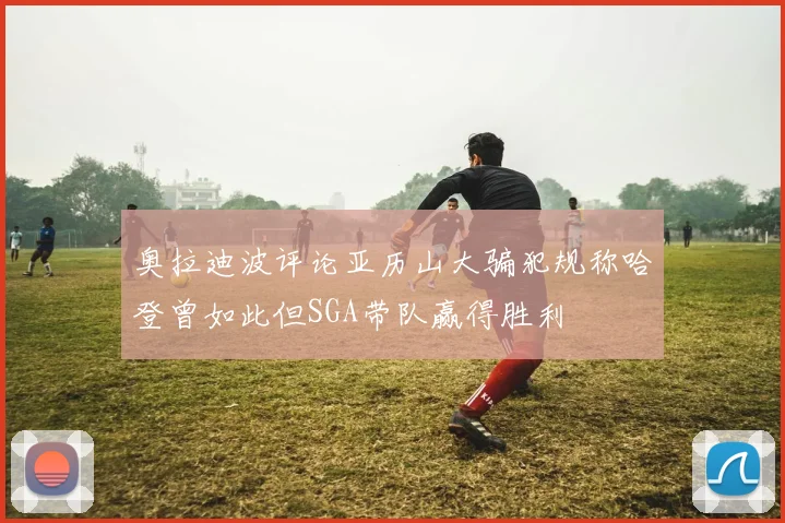 奥拉迪波评论亚历山大骗犯规称哈登曾如此但SGA带队赢得胜利