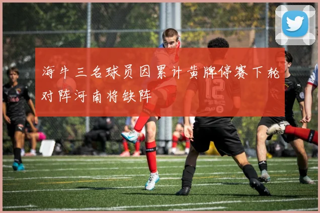 海牛三名球员因累计黄牌停赛下轮对阵河南将缺阵